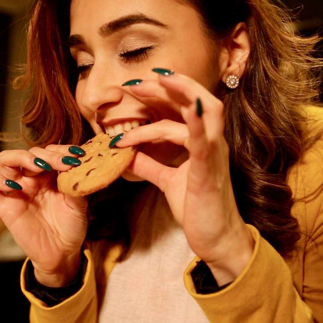 Nadine Eating A Cookie